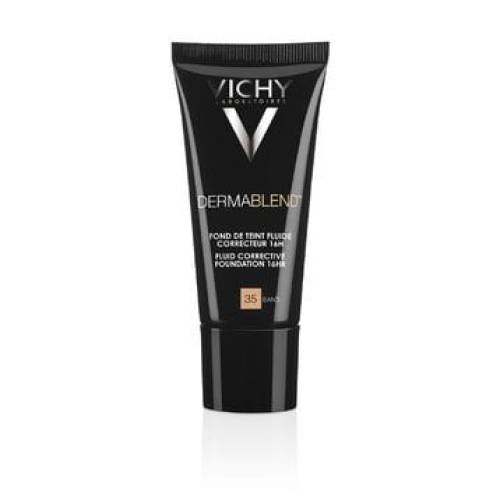 Fond de ten corector cu acoperire 16h Dermablend, Nuanta 35 Sand, 30 ml, Vichy