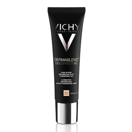 Fond de ten corector imperfectiuni DermaBlend 3D, Nuanta 20 Vanilla, 30 ml, Vichy