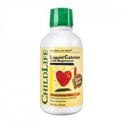 Calcium With Magnesium pentru copii Childlife Essentials 474ml Secom