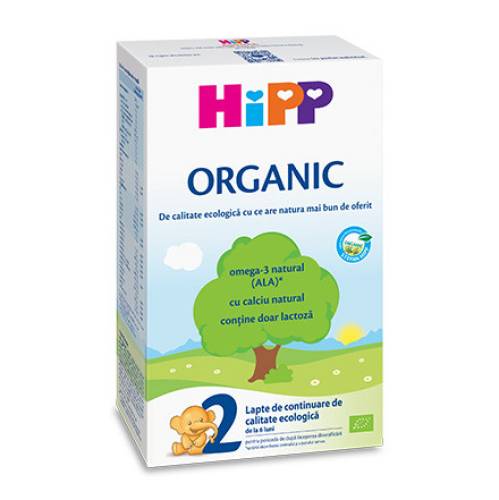 HIPP 2 Organic lapte continuare x 300g