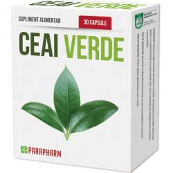 Ceai Verde, 30 capsule Parapharm