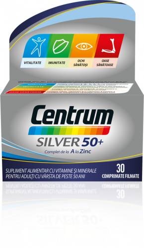 Centrum de la A la Z Silver 50+, 30 comprimate