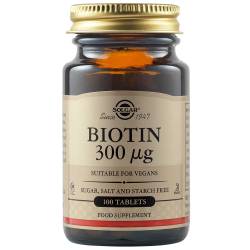 SOLGAR Biotin 300ug x 100cpr