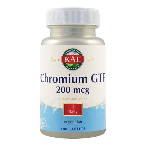 Chromium GTF 200mcg Kal, 100 tablete Secom