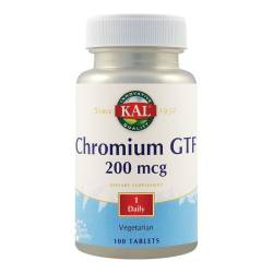 Chromium GTF 200mcg Kal, 100 tablete Secom
