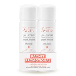 Pachet apa termala spray, 50 ml + 50 ml, Avene