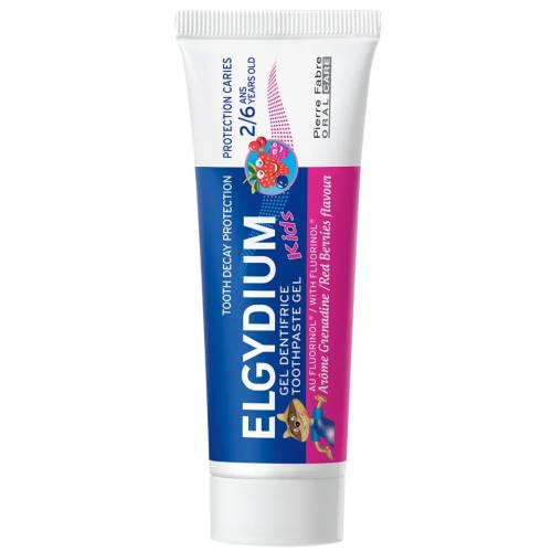 Pasta de dinti Elgydium Kids cu aroma de fructe de padure, 3-6 ani, 50 ml