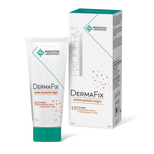 DermaFix gel pentru acnee si puncte negre, 50 g, Pharmagenix