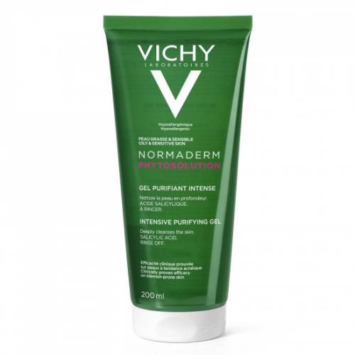 Gel de curatare ten gras Normaderm Phytosolution, 200 ml, Vichy