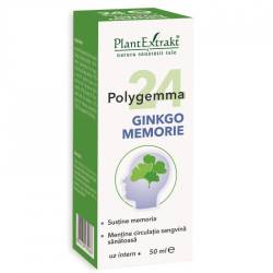Polygemma 24 Ginkgo Memorie, 50 ml, Plant Extrakt