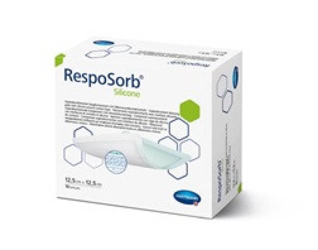 Pansament RespoSorb Silicone Hartmann, 8 x 8 cm, 10 buc