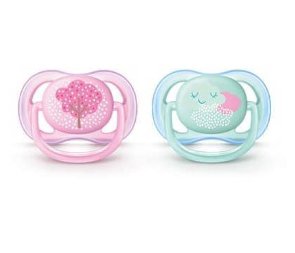 AVENT Suzeta 0-6L Ultra Air x2buc SCF343/20
