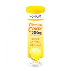 Vitamina C Max 2000, 15 tablete, Novolife