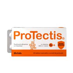 Protectis BioGai Vit.D3 portocale 10mcg(4000UI) x 10tb.mast