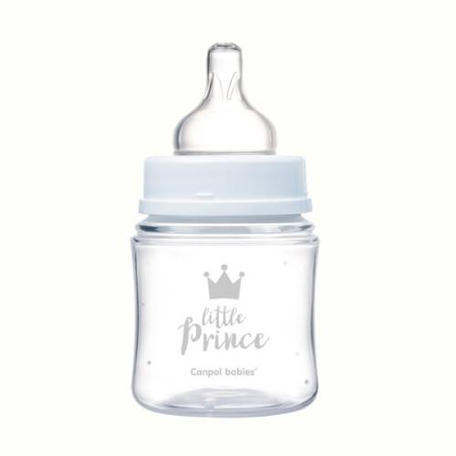 CANPOL Biberon Anticolici Gat Larg x120ml Royal Baby 35/233