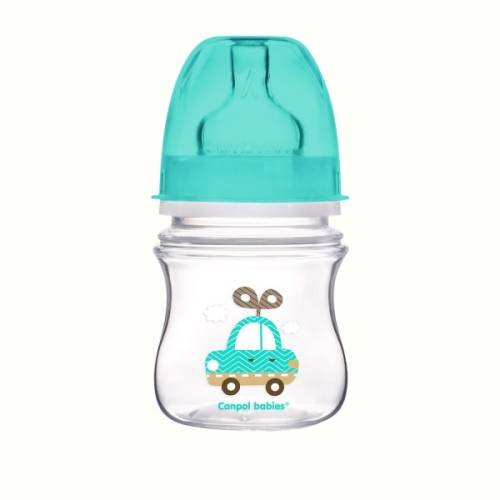 CANPOL Biberon anticolici gat larg 120ml EASYSTART -Toys 35/205