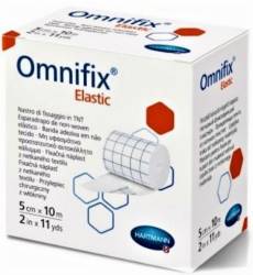 Hartmann Omnifix Plasture fixare elastic din material netesut 5cm/10m - 1 rola