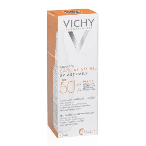 Fluid SPF50+ Anti-ageing Capital Soleil, 40 ml, Vichy