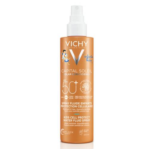 Spray fluid SPF50+ Capital Soleil Kids Cell Protect, 200 ml, Vichy