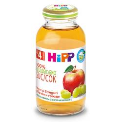 HIPP ECO Suc mere cu struguri 100% x 200ml