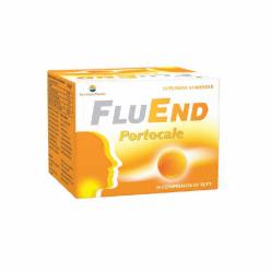 Sun Wave FluEnd cu aroma de portocale 20 comprimate de supt
