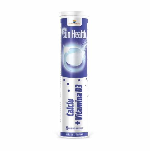 Sun Health Ca + vitamina D3 x 20 cpr.eff