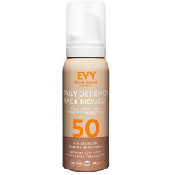 EVY TECHNOLOGY Daily defence face mousse SPF50+ X 75ml