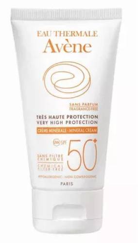 Crema minerala pentru protectie solara SPF 50+, 50 ml, Avene