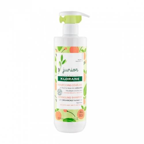 Sampon descurcarea parului, piersica, 500ml, Klorane Junior
