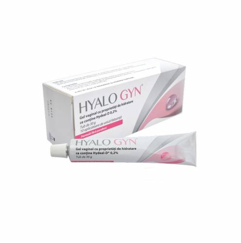 Hyalo Gyn Gel vaginal 30 gr x 10 aplicatoare de unica folosinta