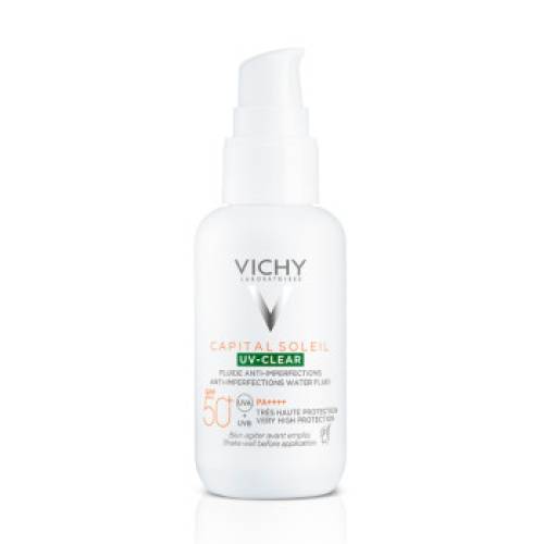 Fluid cu SPF 50+ UV Clear Capital Soleil, 40 ml, Vichy