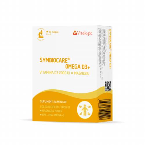 Symbiocare Omega D3, 30 comprimate