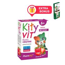Kityvit Crestere, 40 comprimate masticabile, PharmA-Z