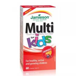Vitamine si minerale copii Multi Kids, 60 cp masticabile, Jamieson