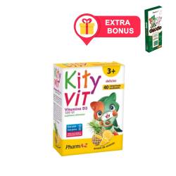 KityVIT Vitamina D3 500 UI 40 comprimate masticabile – Pharma-Z