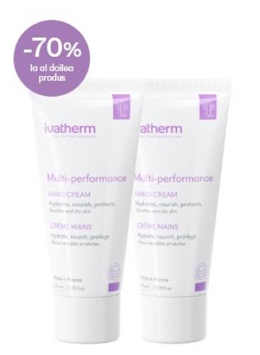 Crema hidratanta pentru maini Multi-Performance, 2x50 ml, Ivatherm