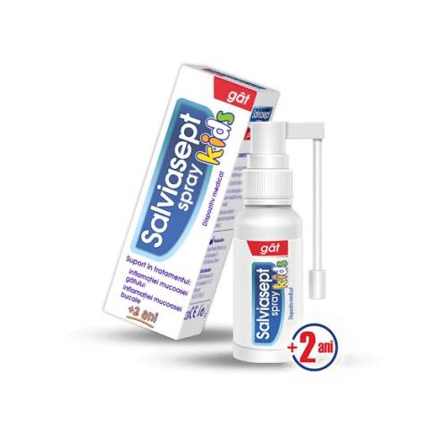 Salviasept Kids Spray pentru gat, 20 ml, Zdrovit