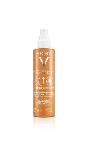 VICHY Capital Soleil Cell Protect Spray Fluid Invizibil SPF50+, 200ml