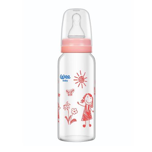 WEE BABY Biberon 180ml sticla termorezistenta - 771