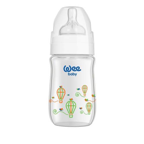 Biberon 180 ml gura larga termorezistent - cod 140, Wee Baby