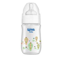 Biberon 180 ml gura larga termorezistent - cod 140, Wee Baby
