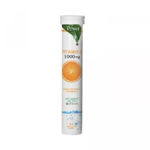 Vitamina C 1000mg, 24 tablete efervescente, Power of Nature