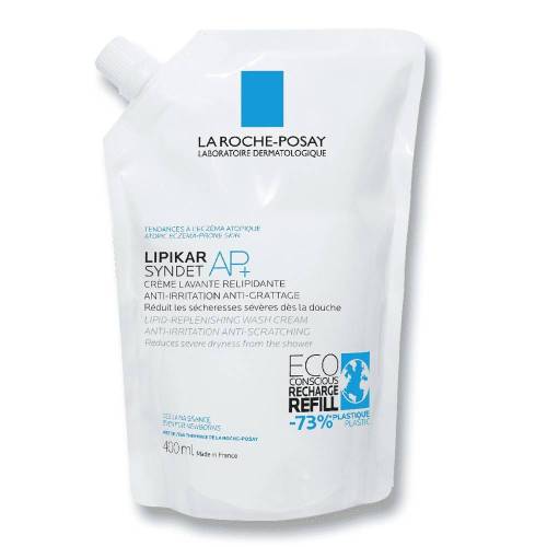 Lipikar Syndet AP+ crema de spalare rezerva de reincarcare, 400ml, La Roche-Posay