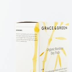 Absorbante zi 100% bambus organic, 10 bucati, Grace & Green