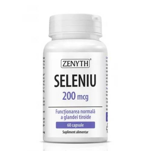 Seleniu 200 mcg, 60 capsule, Zenyth