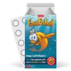 Easy FishOil Vitamina D si Omega 3, 30 EasyVit