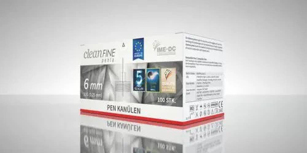 Ace Pen Insulina 6 mm, 100 bucati, CleanFine penta