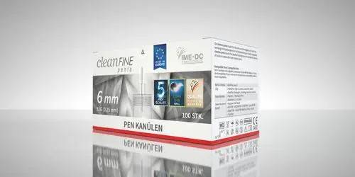 Ace Pen Insulina 6 mm, 100 bucati, CleanFine penta