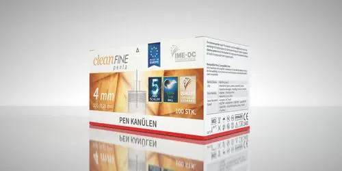 Ace Pen Insulina 4 mm, 100 bucati, CleanFine penta