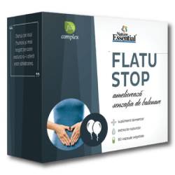Supliment anti-balonare Flatu Stop 1500mg, 60 capsule, Nature Essential
